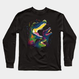 Alligator Fathers Day Long Sleeve T-Shirt